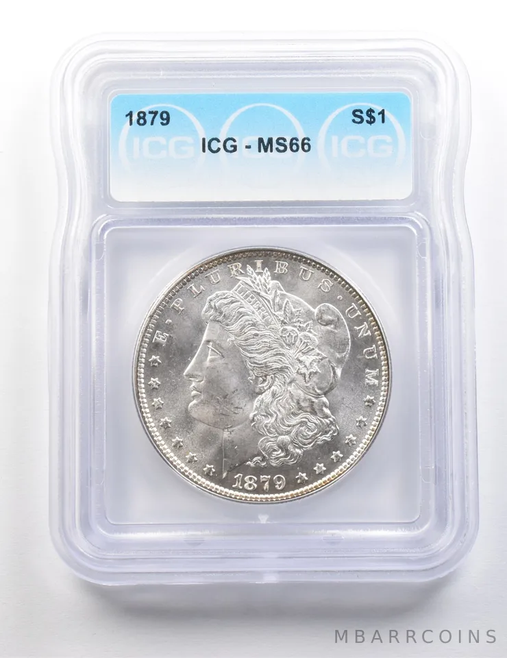 1879 Morgan Silver Dollar MS66 ICG *9475