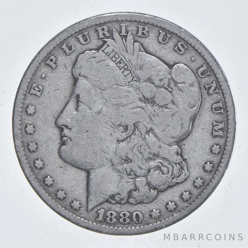 Early - 1880-S Morgan Silver Dollar - 90% US Coin *891