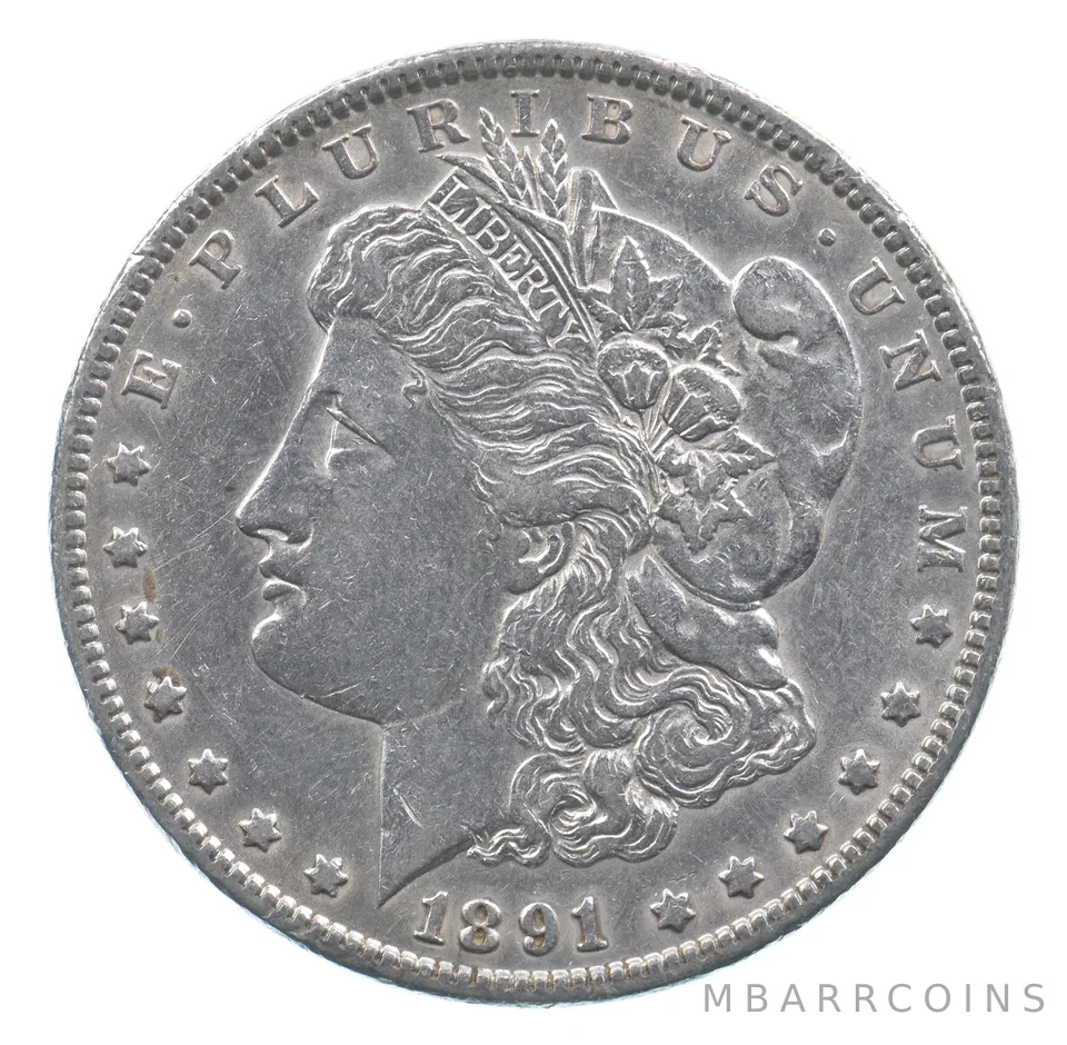 Better 1891 Morgan Silver Dollar - 90% US Coin - Nice Coin *331