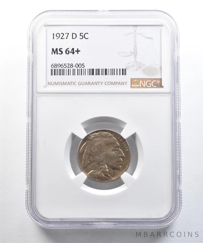 1927-D Indian Head Buffalo Nickel MS64+ NGC *1601