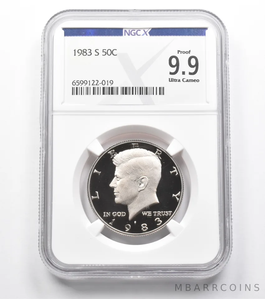1983-S Kennedy Half Dollar 50c Proof 9.9 NGC X