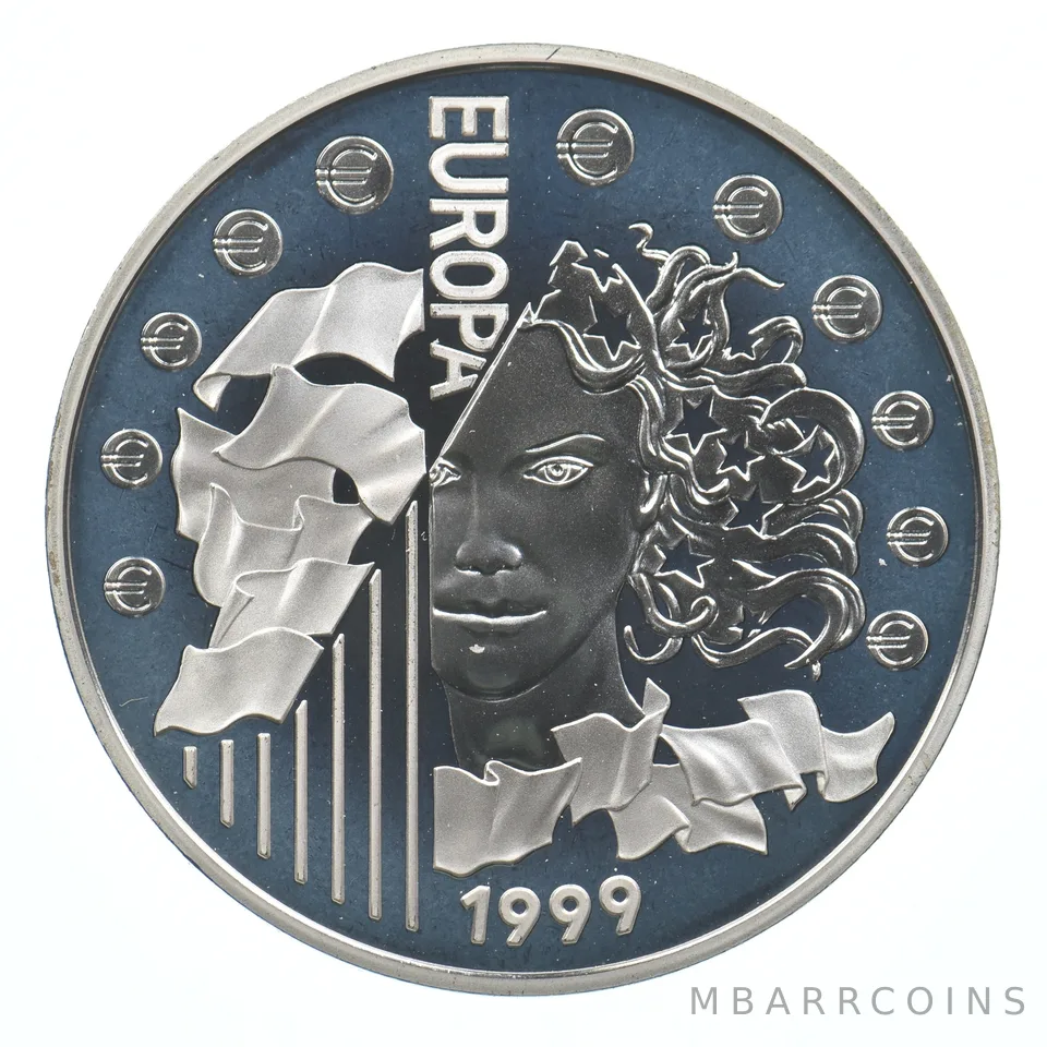 1999 France 6,55957 Francs Silver Europa *9722