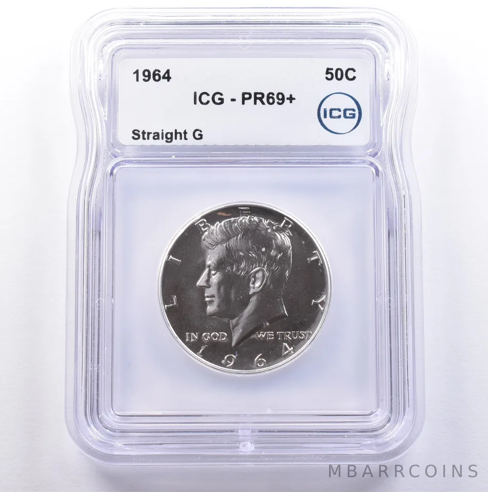 1964 Kennedy Half Dollar Straight G PR69+ ICG *9000