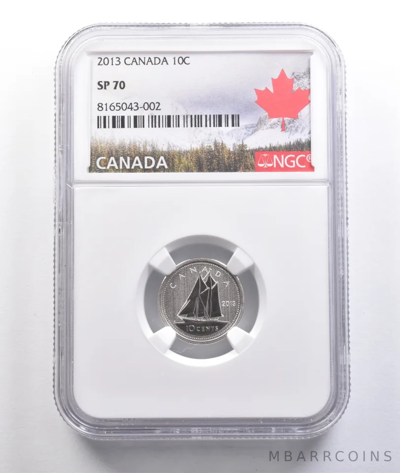 2013 Canada 10 Cents SP70 NGC *6898