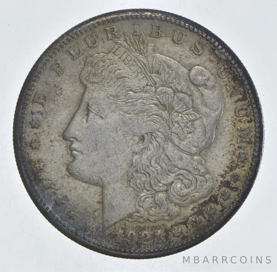 1921 Morgan Silver Dollar - Last Year Issue 90% $1 Bullion *512