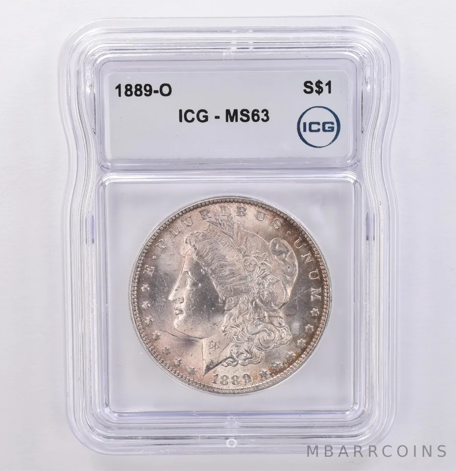 1889-O Morgan Silver Dollar MS63 ICG Peripheral Tone *8909