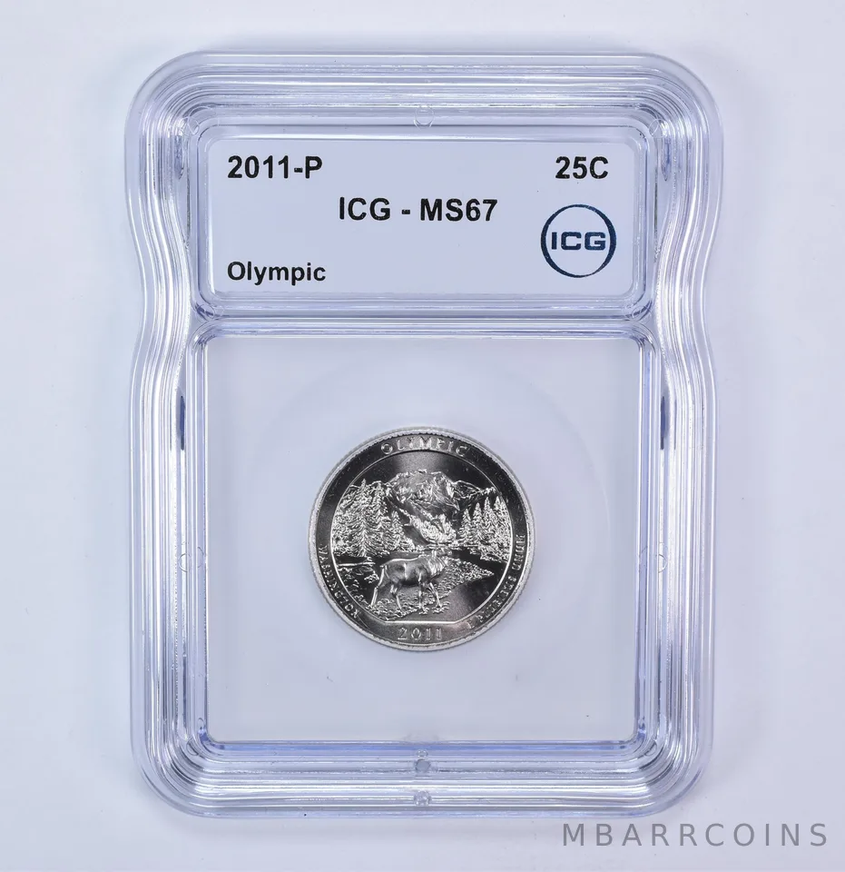 2011-P Washington Quarter ATB Olympic MS67 ICG