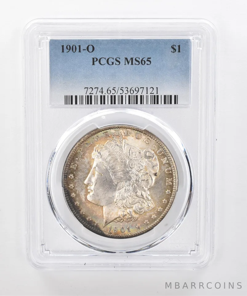 1901-O Morgan Silver Dollar MS65 PCGS Beautiful Tone *1475