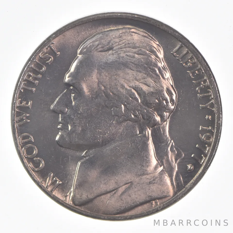 1977-D Jefferson Nickel Unc