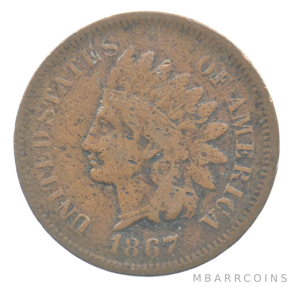 1867 Indian Head Cent *9681