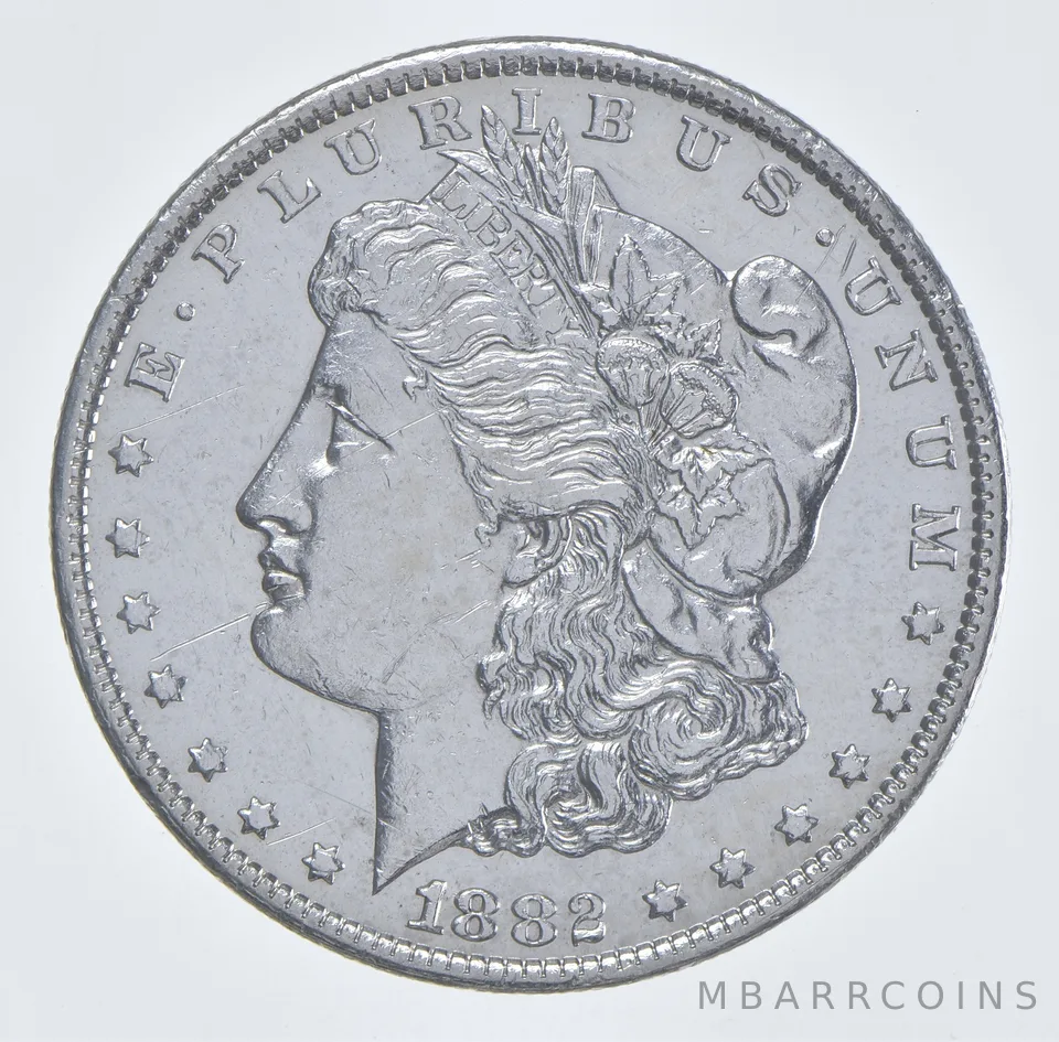 1882-CC Morgan Silver Dollar *1076