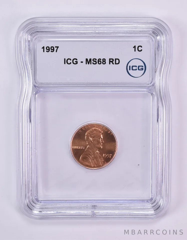 1997 Lincoln Memorial Cent MS68 RD ICG