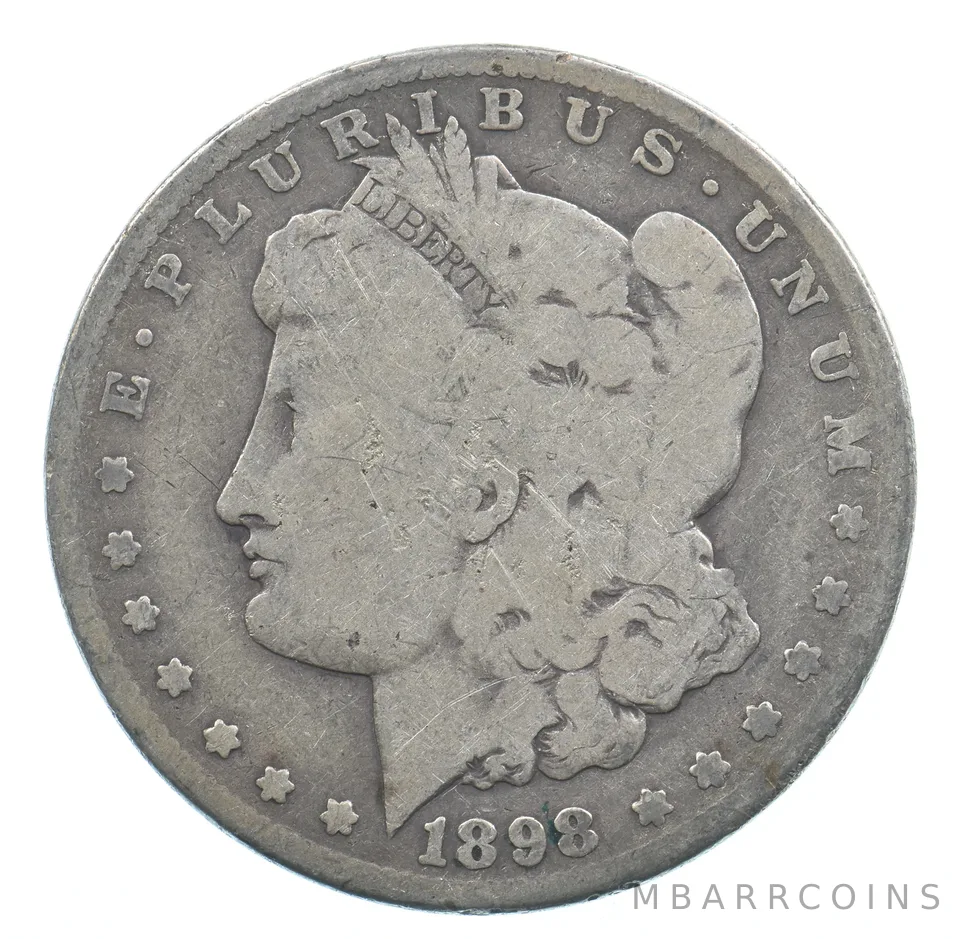 Early - 1898-S Morgan Silver Dollar - 90% US Coin *419