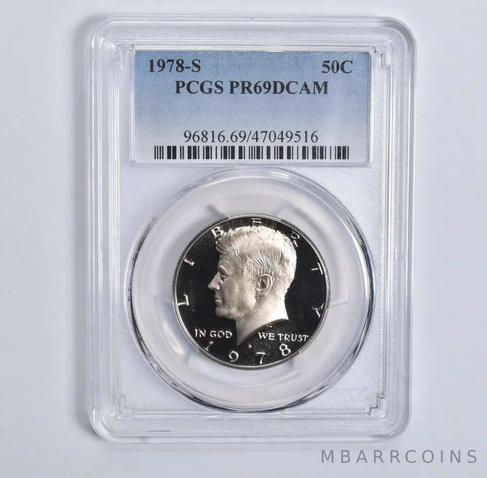 1978-S Kennedy Half Dollar PR69 DCAM PCGS Blue Lbl