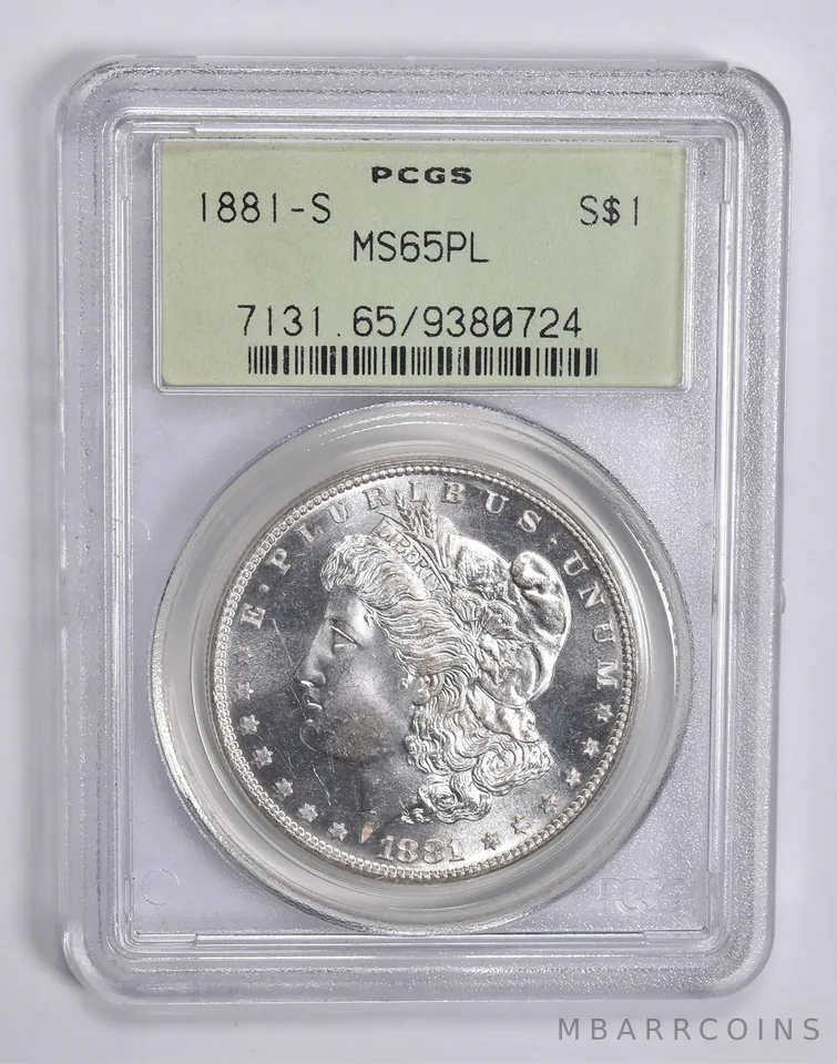 MS65 PL 1881-S Morgan Silver Dollar PCGS OGH Upgrade? *0504
