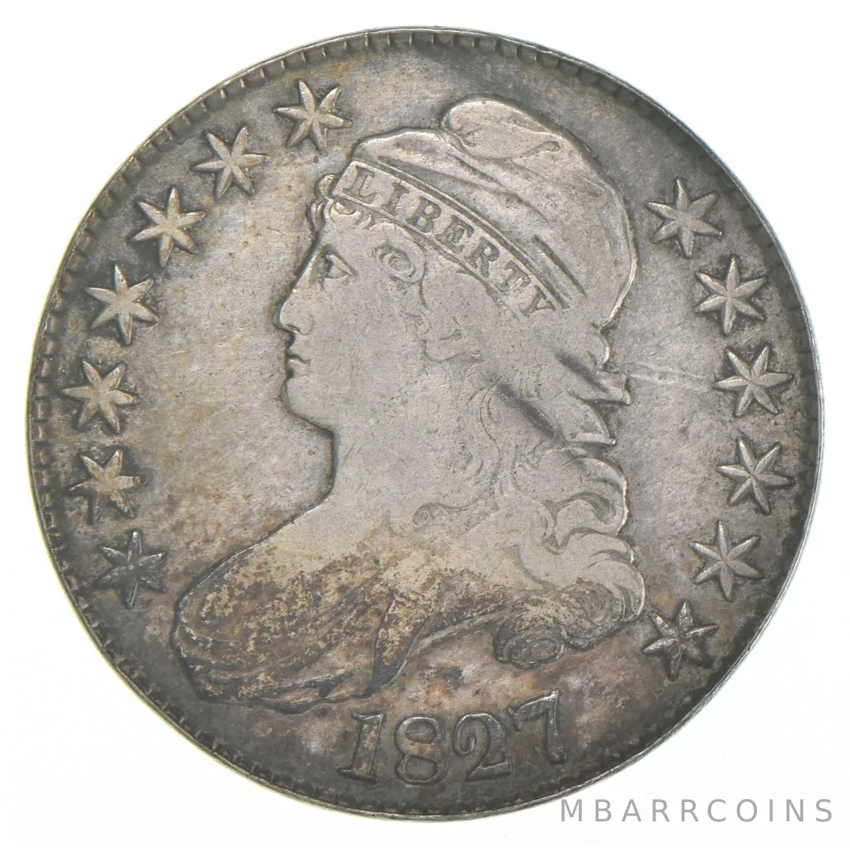 1827 Capped Bust Half Dollar o-114 R5+ *6088