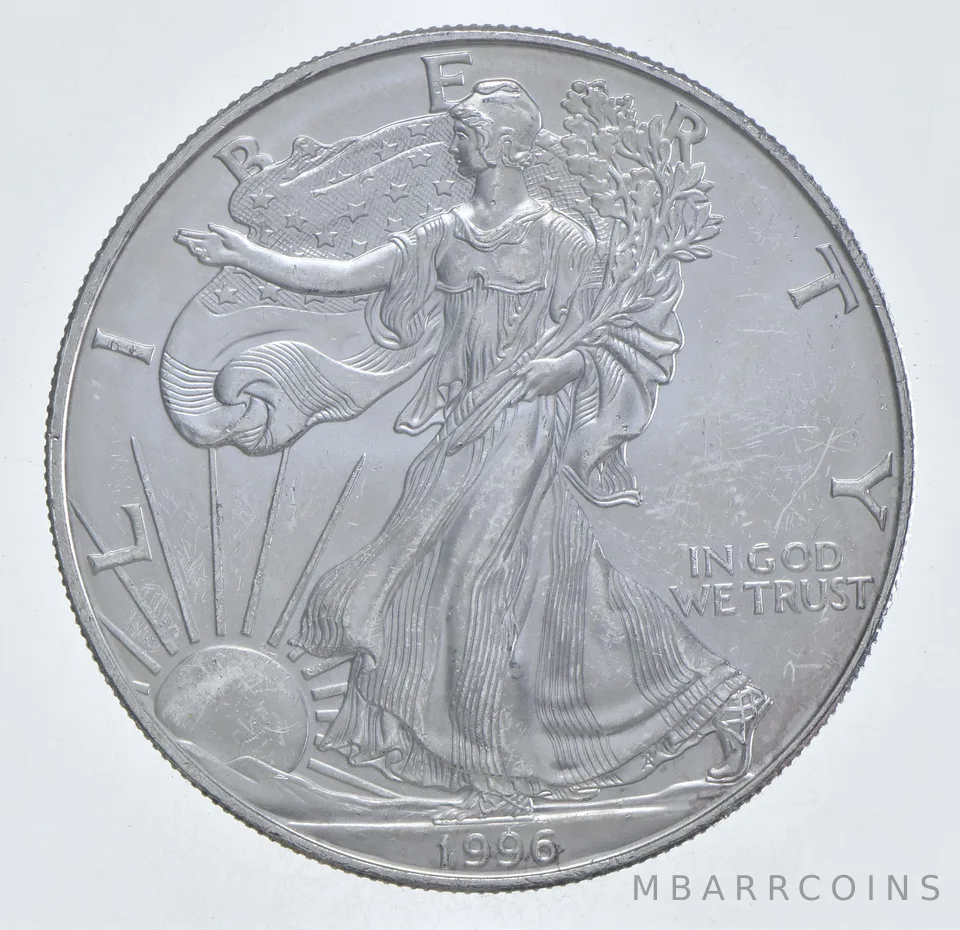 Better Date 1996 American Silver Eagle 1 Troy Oz .999 Fine Silver *364