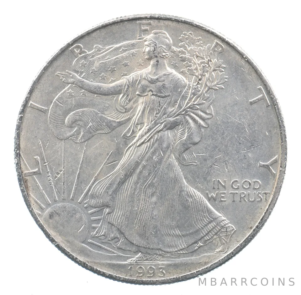 Better Date 1993 American Silver Eagle 1 Troy Oz .999 Fine Silver *769