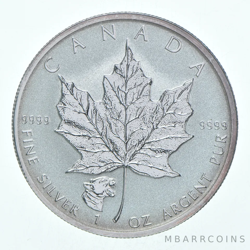 2017 Canada 5 Dollars Silver Maple Leaf Cougar Privy Reverse Proof 1 Oz