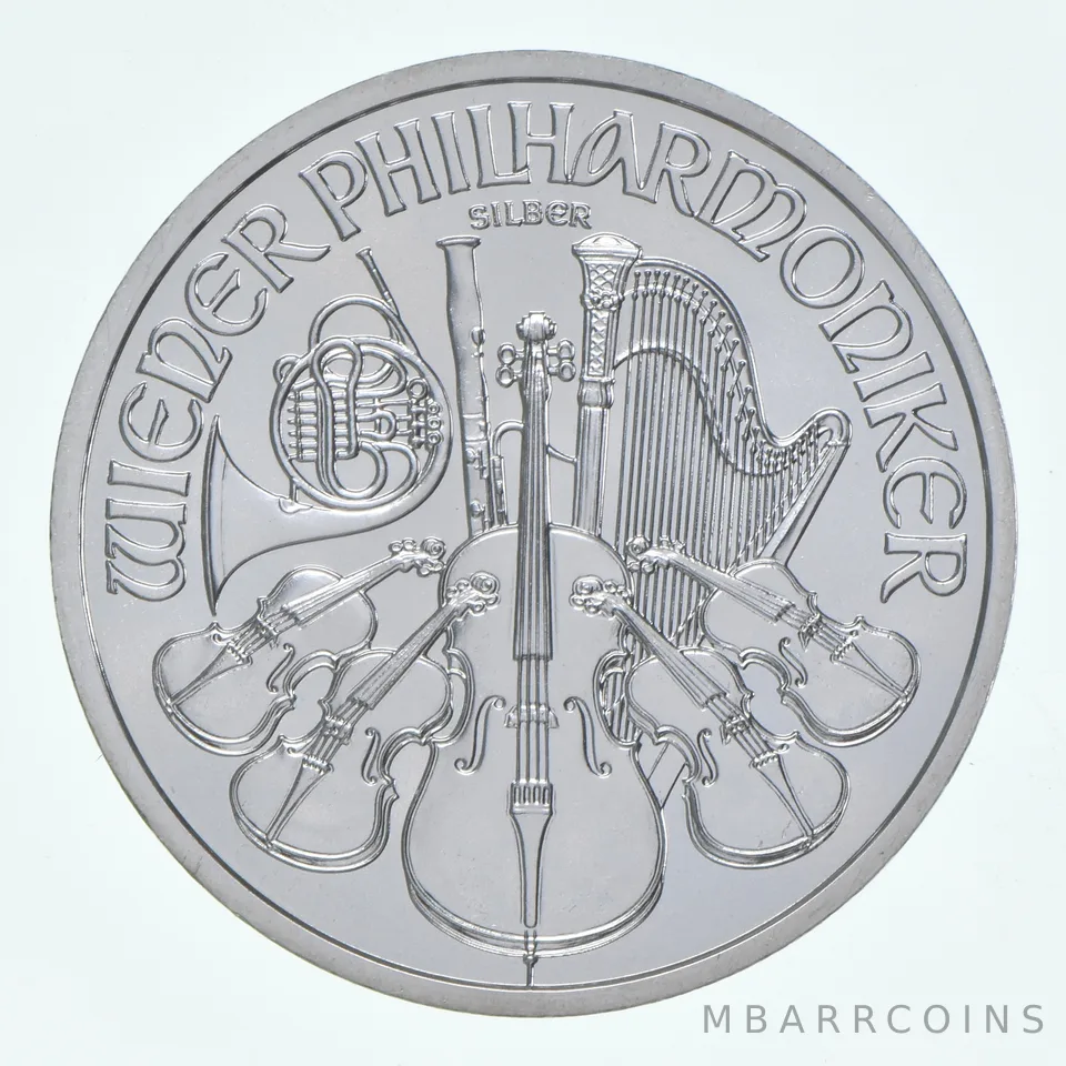 Random Date Austria 1,50 Euro Silver Unze Philharmonic 1 Oz Silver
