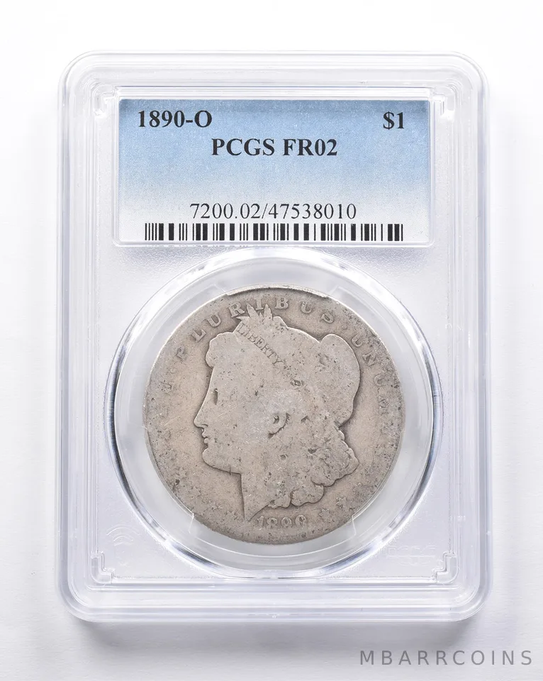 FR02 1890-O Morgan Silver Dollar PCGS Low Ball a6971