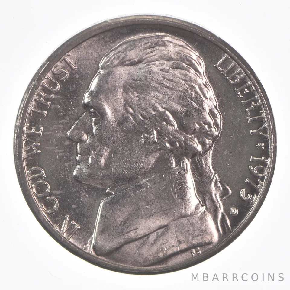 1973-D Jefferson Nickel Unc