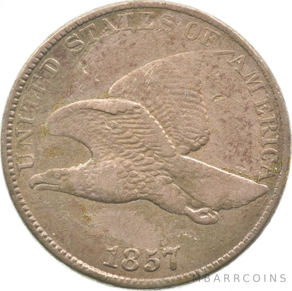 1857 Flying Eagle Cent a7638