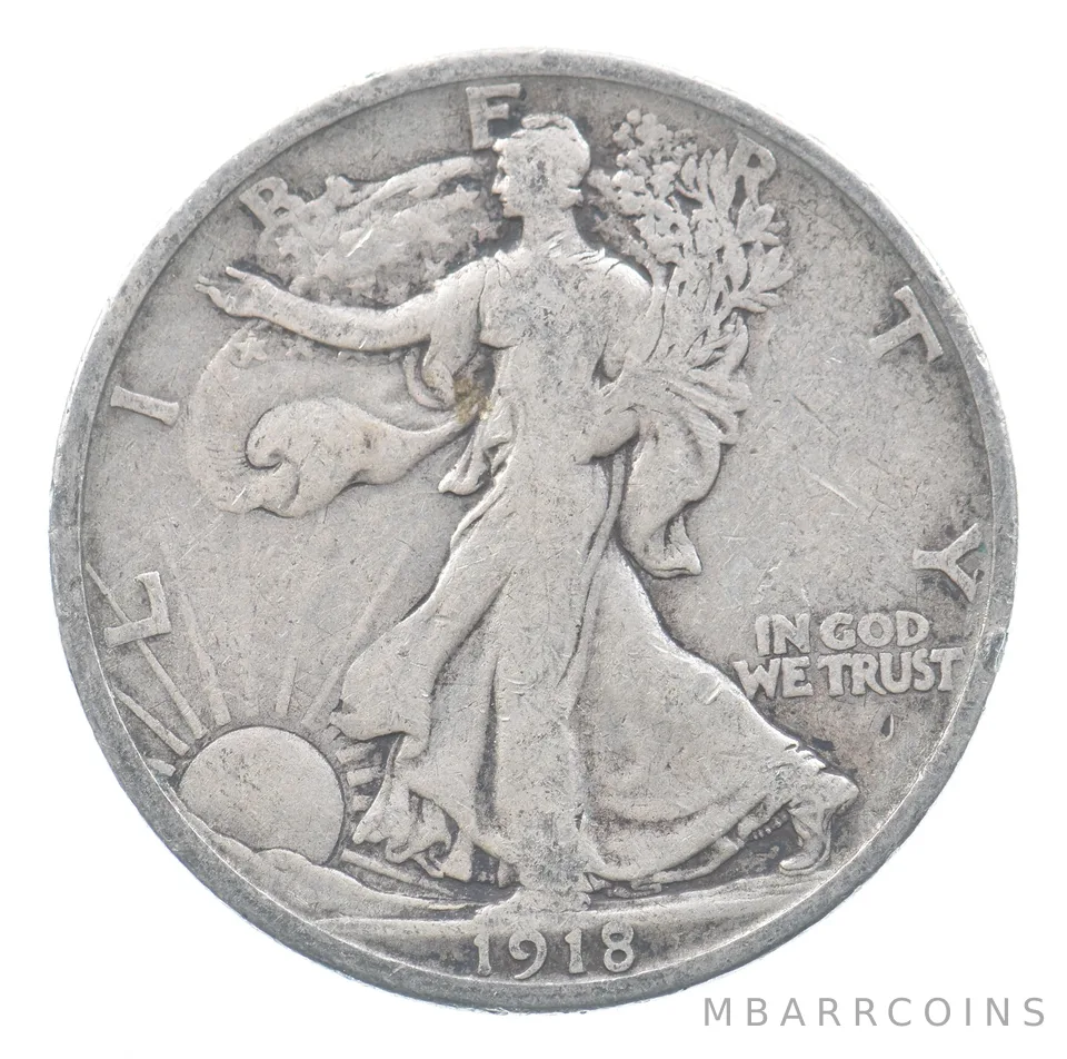 1918-D Walking Liberty Half Dollar *2582