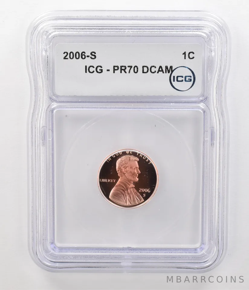 2006-S Lincoln Memorial Cent PR70 DCAM ICG Beautiful Tone *3642