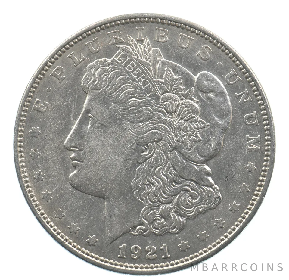 Early - 1921-D Morgan Silver Dollar - 90% US Coin *438