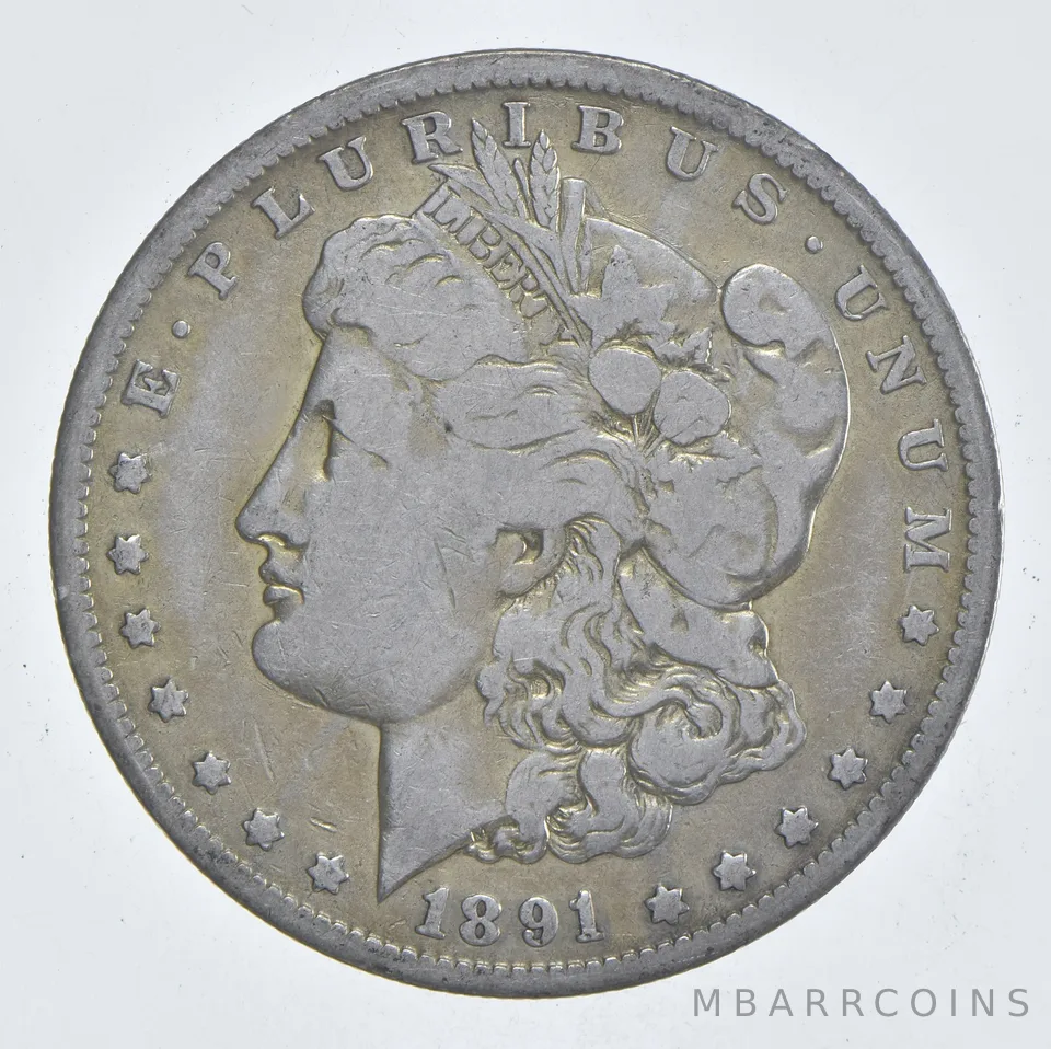 Early - 1891-O Morgan Silver Dollar - 90% US Coin *803