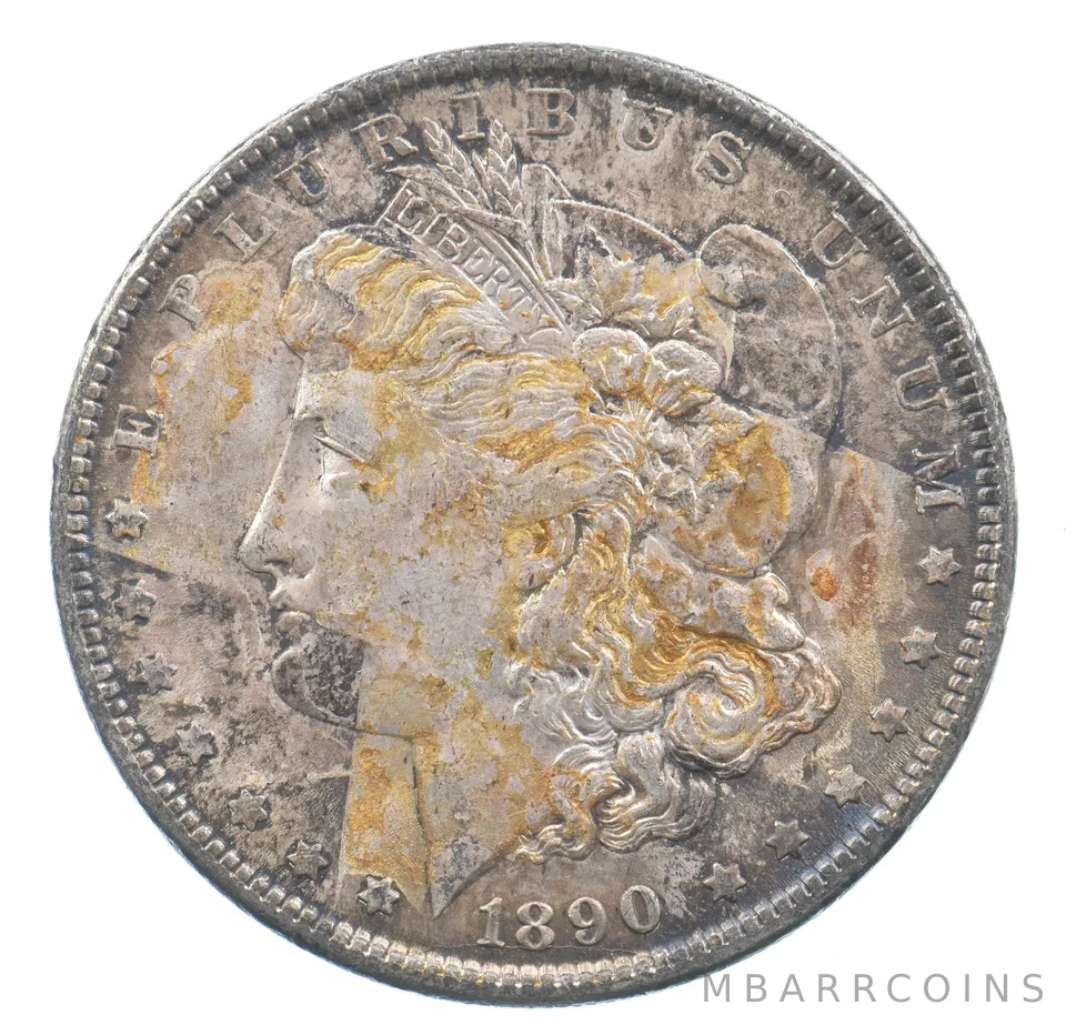 Better 1890 Morgan Silver Dollar - 90% US Coin - Nice Coin *421