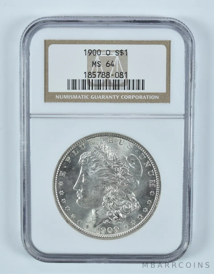 1900-O Morgan Silver Dollar MS64 NGC Brown Label