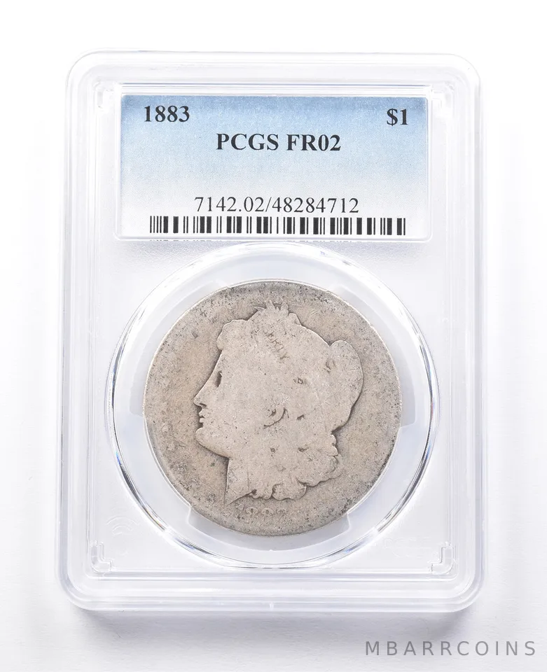 FR02 1883 Morgan Silver Dollar PCGS Low Ball a3808