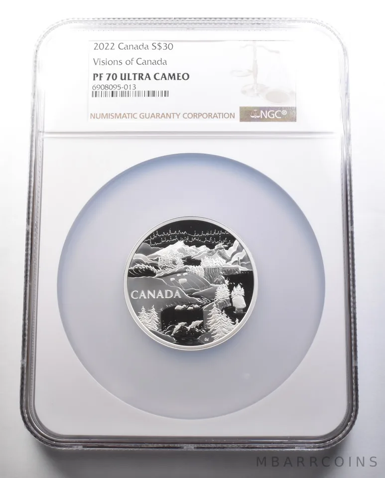 2022 Canada 30 Dollars Silver Visions Of Canada PF70 UCAM NGC a7308