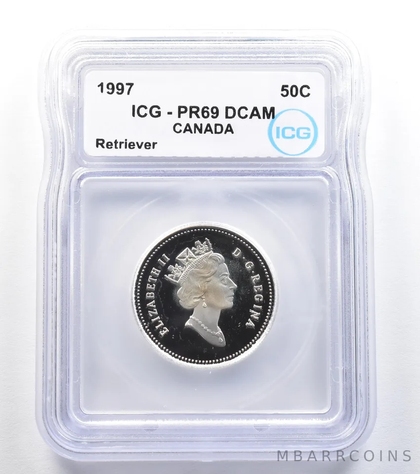 1997 Canada 50 Cents Retriever PR69 DCAM ICG *7918