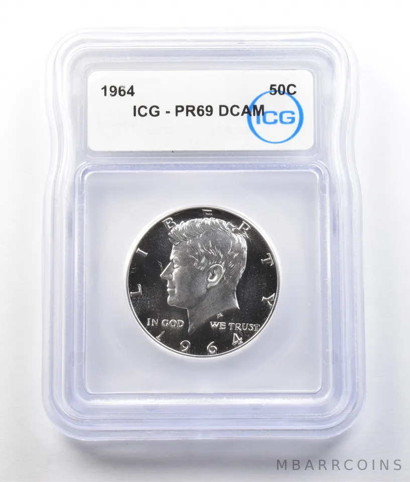 1964 Kennedy Half Dollar PR69 DCAM ICG a9446