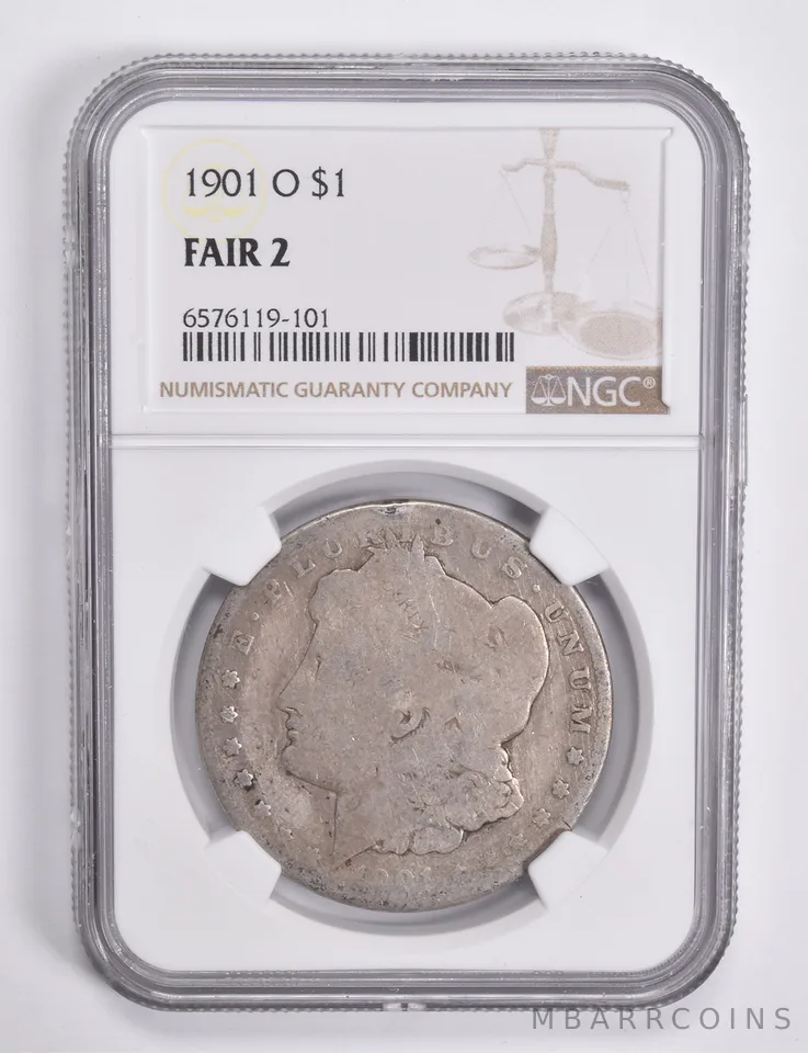 FAIR 2 1901-O Morgan Silver Dollar NGC Lowball Low Ball *4650