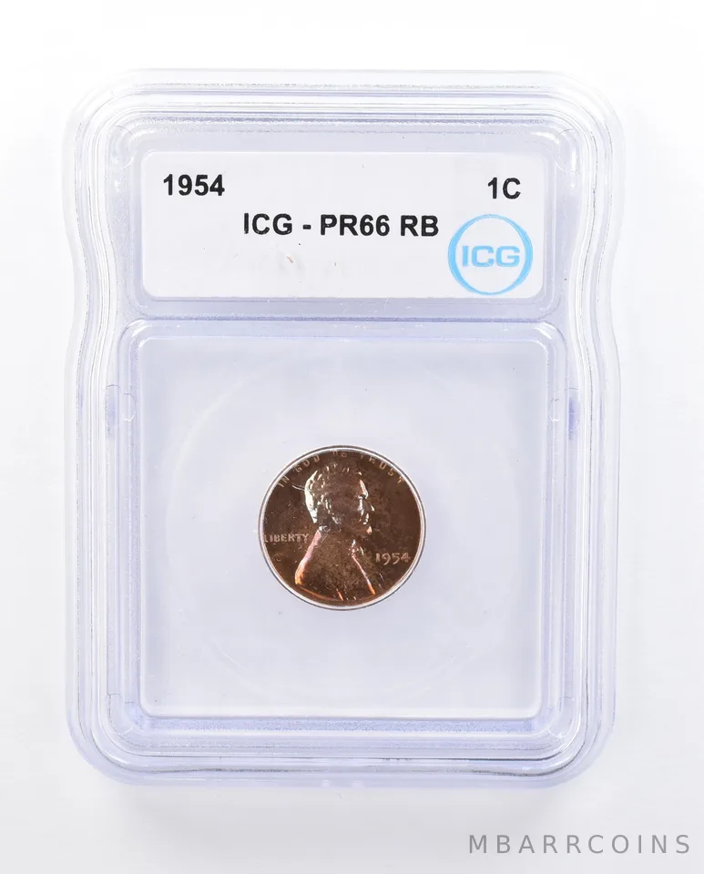 1954 Lincoln Wheat PR66 RB ICG Beautiful Tone Proof *4705