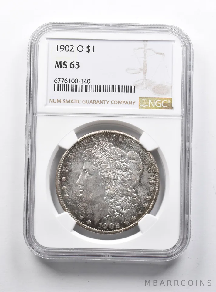 MS63 1902-O Morgan Silver Dollar NGC *1239