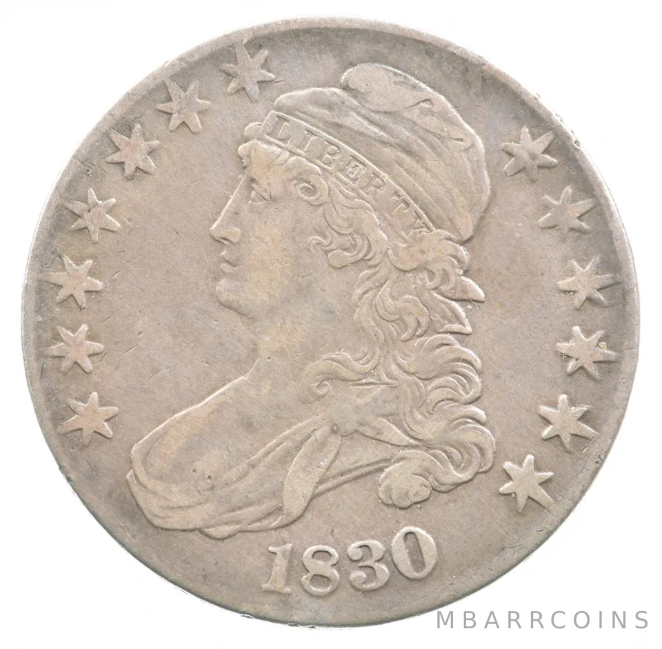 1830 Capped Bust Half Dollar *4821