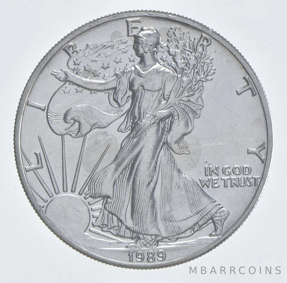 Better Date 1989 American Silver Eagle 1 Troy Oz .999 Fine Silver *628