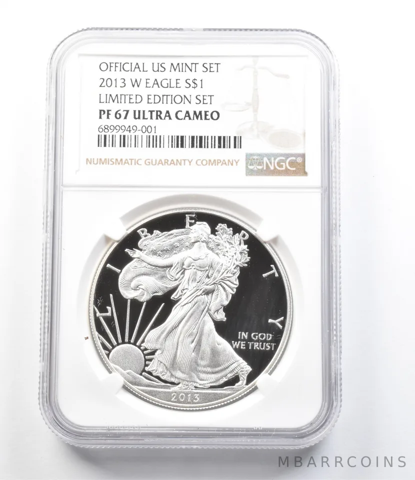 2013-W American Silver Eagle Limited Edition Set PF67 UCAM NGC *4225