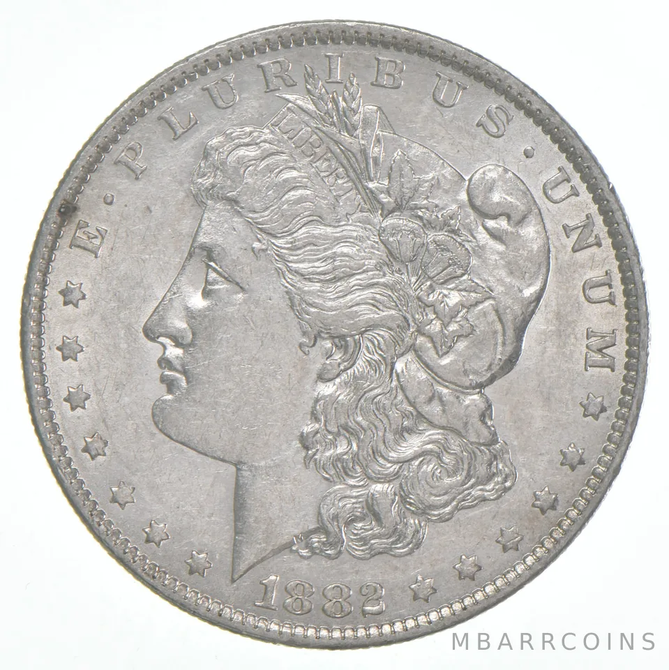 AU+ 1882-O Morgan Silver Dollar (1 coin)