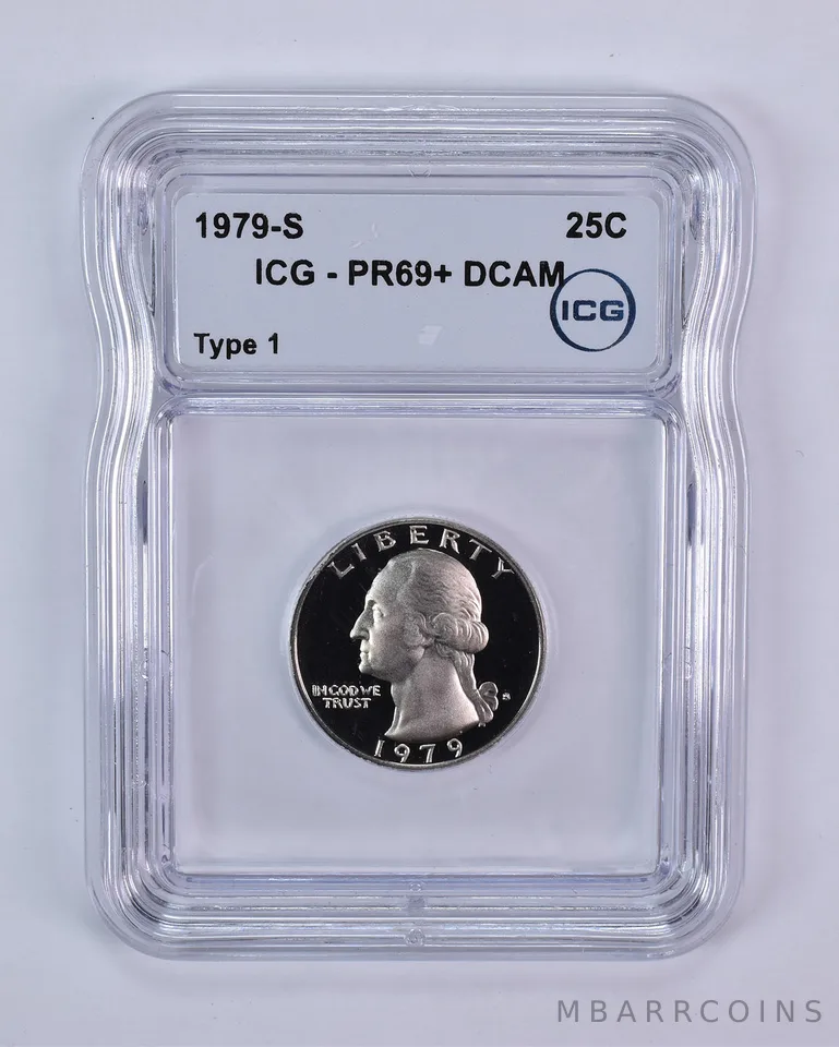 1979-S Washington Quarter Type 1 PR69+ DCAM ICG