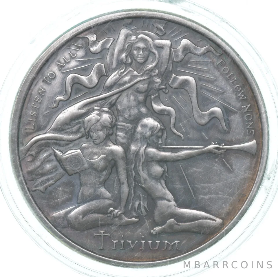 2022 Trivium 1 Troy Oz Silver Shield *6440