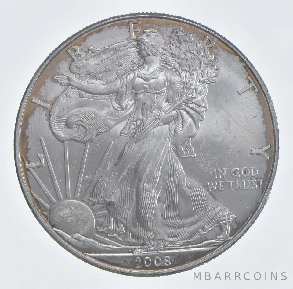 Better Date 2008 American Silver Eagle 1 Troy Oz .999 Fine Silver *485
