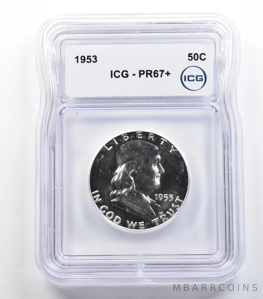 1953 Franklin Half Dollar PR67+ ICG *9325