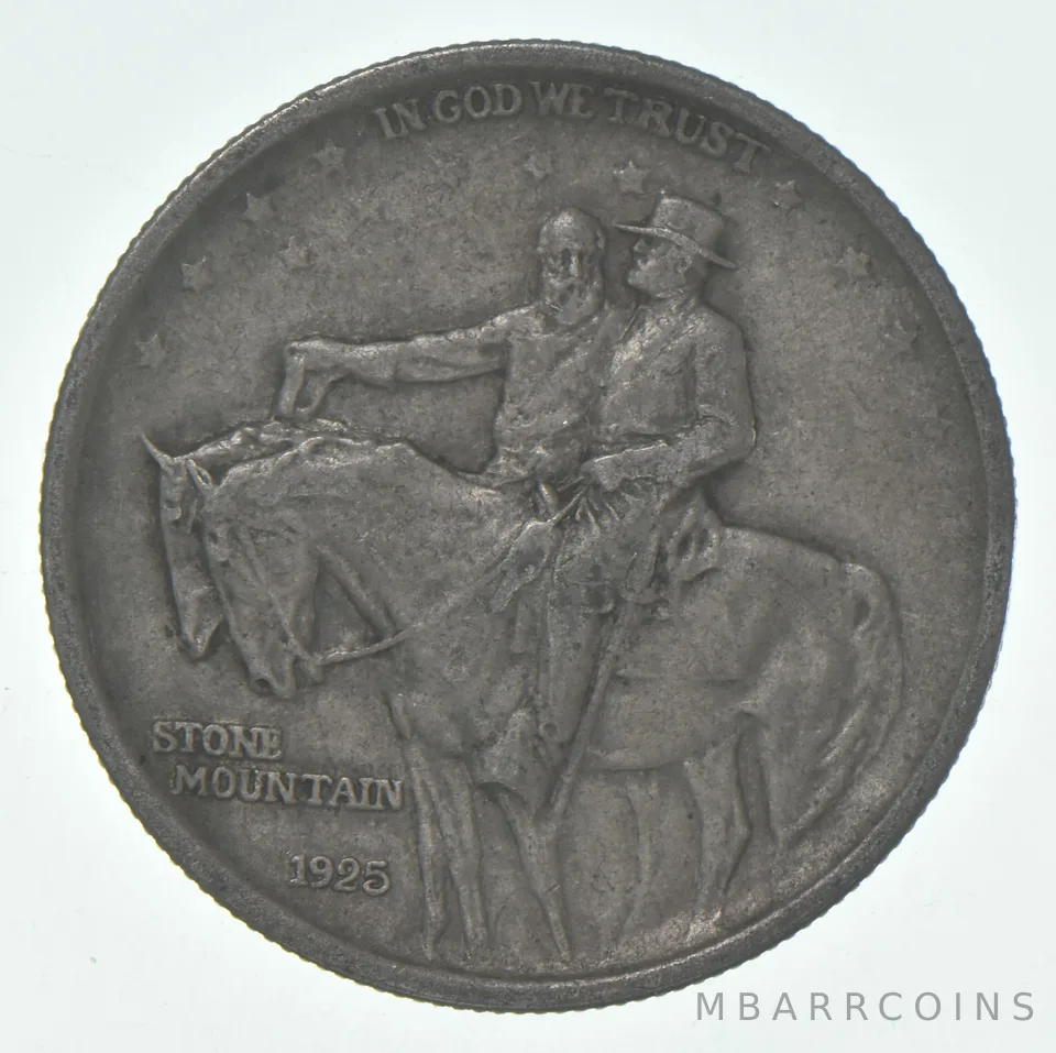 1925 Stone Mountain Commemorative Half Dollar XF