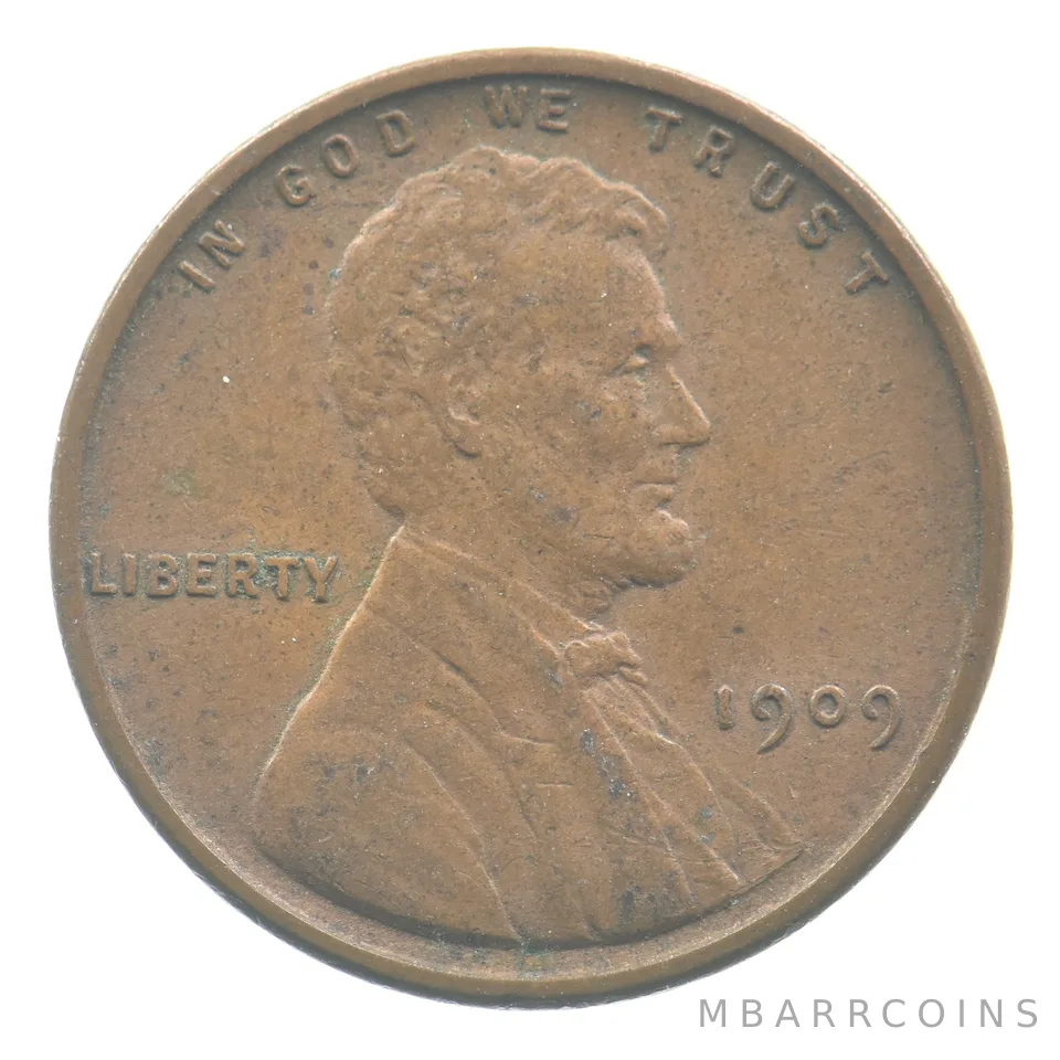 1909 VDB Lincoln Wheat Cent DDO *4495